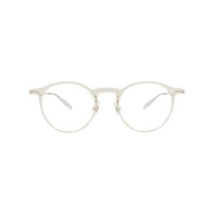Montblanc Round-Frame Injection Optical Frames Beige Mens